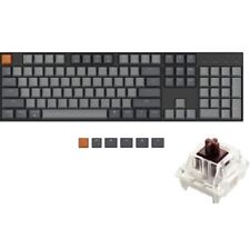 Keychron K10 Full Size Mechanical Keyboard Bluetooth RGB Brown SW Swappable picture