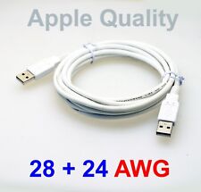 High Quality 10FT Apple White USB 2.0 Type-A Male to Male Cable (USB2.0-AM-10FT) picture