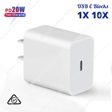 1/10X Lot 20W PD USB Type C Quick Charger Adapter For iPhone 14 13 12 11 Samsung picture
