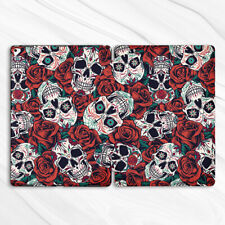 Gothic Sugar Skull Rose Flower Case For iPad 10.2 Air 3 4 5 Pro 9.7 11 12.9 Mini picture