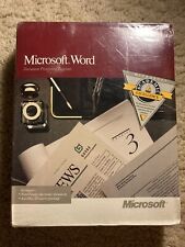Microsoft Word 4.0 For Macintosh 1989 Sealed Brand New Vintage Software picture