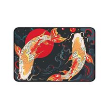 Japanese Coy Fish Art - Japan Inspired - Premium Desk Mat Mouse Pad picture