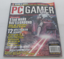 PC Gamer Magazine June 2001 with Disc NEW Star Wars Warcraft III Diablo II VTG picture