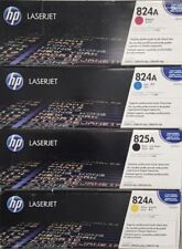 Set of 4 Brand New Genuine HP 824A Toner Cartridge picture