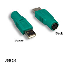 Kentek USB 2.0 A Male to Mini DIN 6Pin MDIN6 Female Adapter Convert PC Mouse picture