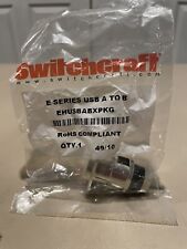Switchcraft EHUSBABXPKG USB A to USB B 2.0 Panel Mount Connector Nickel picture