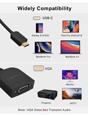 USB C to VGA cable USB 3.1 Type C to VGA adapter converter 4 Apple Dell Lenovo picture