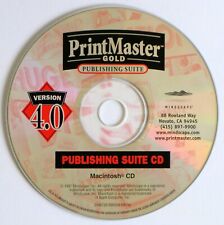 Vintage PrintMaster Gold Publishing Suite, Version 4.0, for Macintosh CD-ROM picture