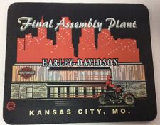Harley - Davidson Mouse pad Final Assembly Plant Kansas City, MO Very Nice 2001  picture
