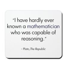 CafePress Plato On Mathematicians Mousepad  (809231446) picture