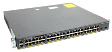 Cisco Catalyst 2960X 48 Port 740W PoE+ SFP+ Network Switch WS-C2960X-48FPD-L picture