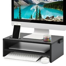 Monitor Stand Riser, 16.5 Inch 2 Tier Computer Printer Shelf Stand for Laptop... picture