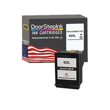 DoorStepInk Remanufactured In The USA For HP 62XL Black MICR   picture