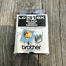 Genuine Brother LC31BK Ink Cartridge Factory Sealed Original OEM picture