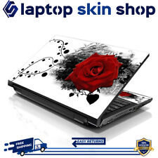Laptop Skin Sticker Notebook Decal Cover Red Rose for Dell Apple Asus HP 13