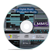 LMMS, Pro Music Multi Track Editing Mixing Software DAW, Win/Mac/Linux CD I07 picture