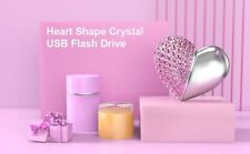 Wedding Gift 100PCS Crystal Heart Diamond Design 32GB USB 2.0 Flash Drive Memory picture
