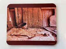 Abandoned Country Vintage Wood Farm Scene Stall Mouse Pad picture