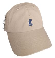 Disney Parks Mickey Mouse Strap Back Embroidered Adult Baseball Hat Cap - Beige picture