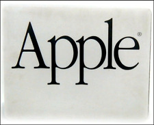 APPLE MOUSE PAD Original Garamond Type Logo Vintage 1980s Nice Clean 8 3/4