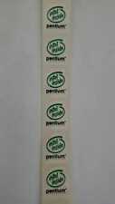 Vintage Lot of 10 pcs Green Intel inside Pentium stickers approx 2 X 2 cm picture