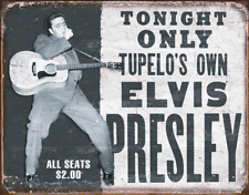 Tonight Only Elvis Presley Mouse Pad Tin Sign Art On Mousepad picture