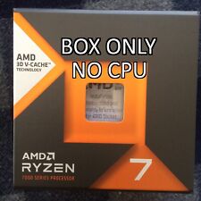 ***BOX ONLY*** AMD ryzen 7800x3d box **read desc** picture