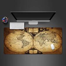 Old World Map Mouse Pad Large Xxl Office Computer Desk Mat Vintage Mousepad Game picture