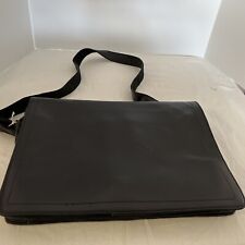 BRAND NEW WILSON LEATHER BRIEF CASE WITH COMPARTMENTS AND ZIPPERS NEW NEVER USED picture