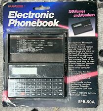 80’s Vintage Pocket Micro Computer System Electronic Phone Book New Old Stock picture