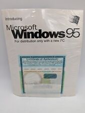 Microsoft Windows 95 For Distribution With A New PC Only CD & Disk NEW picture