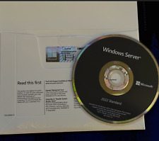 New Microsoft Windows Server 2022 Standard 64-bit License & DVD 16 Core picture