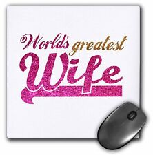 3dRose Worlds Greatest Wife - Romantic marriage or wedding anniversary gifts for picture
