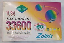 Zoltrix V.34 Plus Fax Modem 33600 VINTAGE No Card Just Box picture