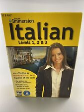 Instant Immersion Italian: Levels 1, 2, & 3, 9 CD Set PC AND MAC picture