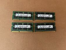 LOT 4 SAMSUNG 8GB 2RX8 PC3-10600S LAPTOP MEMORY RAM M471B5673FH0-CH9 I7-3(5) picture