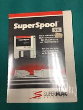 Rare (1987) APPLE Software: SUPERSPOOL V4 (SuperMac) SEALED SuperMac Software picture
