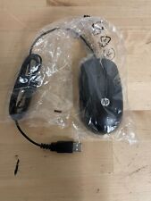 NEW HP P/N 672652-001 Black Wired Optical Mouse - USB 2-Button Scroll picture