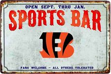 Cincinnati Bengals Sports Fans Welcome Mouse Pad Tin Sign Art On Mousepad picture