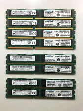 8 x 8GB Micron/Crucial PC3L-12800R ECC Low Profile Server RAM MR17-04 picture