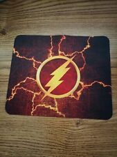 THE FLASH LOGO  CW DC Comics  Anti slip COMPUTER MOUSE PAD 9 X 7inch picture