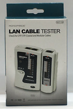 Monoprice RJ-11 and RJ-45 Modular Plug LAN Cable Tester MCT-108 for UTP STP picture