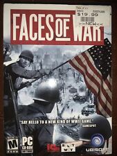 Faces of War PC Game Computer CD-ROM 3 Dosc Set CIB Mint Discs picture