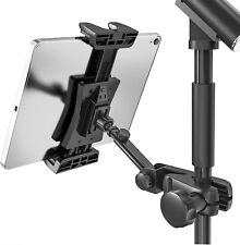 Tablet Holder for Microphone Stand, Mic Music Stand Tablet Holder for iPad, Smar picture