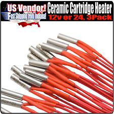 3X Cartridge Heater 12V 40W, 24V 40W For Prusa 3D Printer Extruder Hotend 6x20mm picture