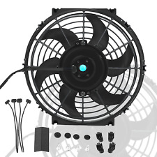 10'' Inch Black Slim Fan Push Pull Electric Radiator Cooling 12V 80W 800 CFM Mo picture