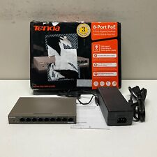 Tenda TEG1109P-8-102W 9-Port Gigabit Desktop Ethernet Switch Hub with 8-Port picture