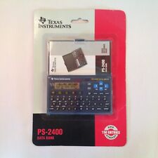 Vtg NOS 1992 Texas Instruments PS-2400 Data Bank Directory Schedule Clock Unused picture