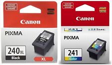 Genuine Canon PG-240XL Black Ink Cartridge + Canon CL-241 Color Ink Cartridge picture