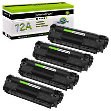 4Pcs Toner Cartridges for Hp 12A Q2612A LaserJet 3020 3030 3050 3050Z 3052 3055 picture